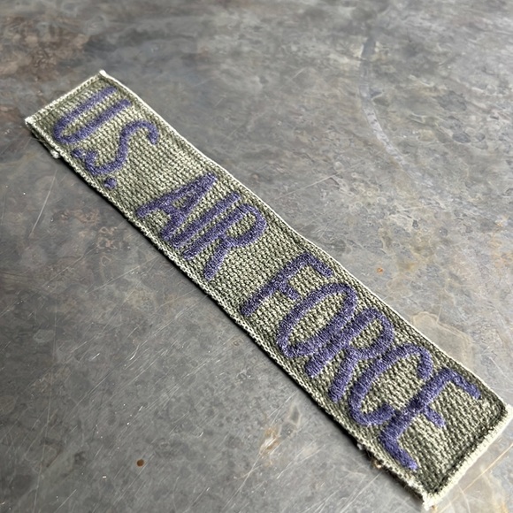 U.S. AIR FORCE embroidered tape patch - Vintage - Picture 5 of 10